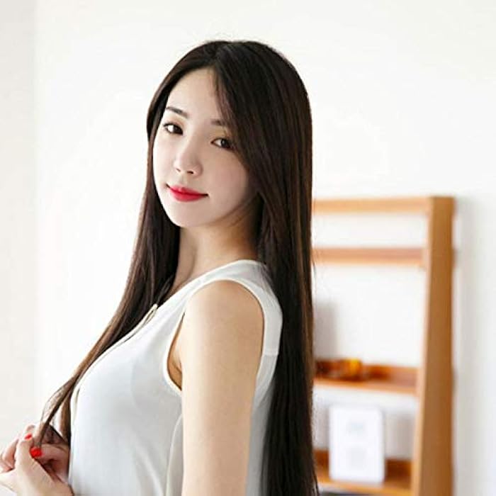 DILLARDS Sweet Practical Women 60Cm Long Straight Hair Wig - Black - Image 4